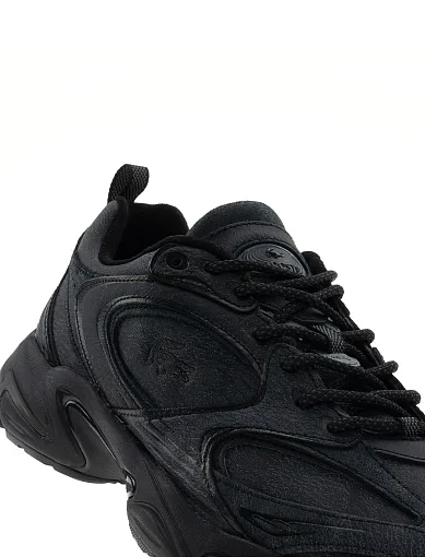 Чоловічі кросівки Lacoste Spinor шкіряні чорні (750SMA017517C) - фото 6 - Miraton