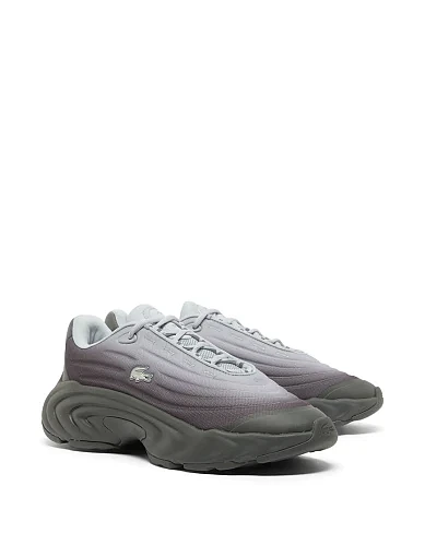 Чоловічі кросівки Lacoste T-Clip текстильні сірі (750SMA01642G4) - фото 2 - Miraton