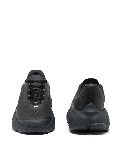 Мужские кроссовки Lacoste Spinor текстильные черные - фото 5 - Miraton