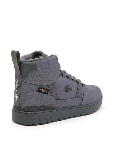 Чоловічі черевики Lacoste T-Clip Winter Mid текстильні сірі (750SMA019517C) - фото 4 - Miraton