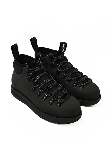 Ботинки Native Fitzsimmons Citylite Bloom резиновые черные - фото 2 - Miraton