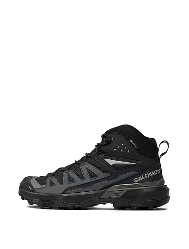 Чоловічі черевики Salomon X ULTRA 360 MID GORE-TEX з екошкіри чорні (L47447600) - фото 2 - Miraton