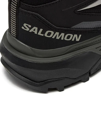 Чоловічі черевики Salomon X ULTRA 360 MID GORE-TEX з екошкіри чорні (L47447600) - фото 6 - Miraton