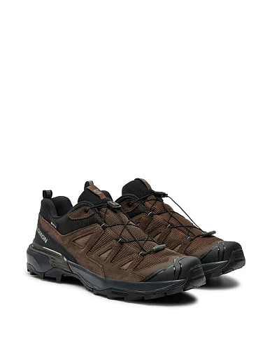 Чоловічі кросівки Salomon X ULTRA 360 LEATHER GORE-TEX з екошкіри чорні (L47571200) - фото 2 - Miraton