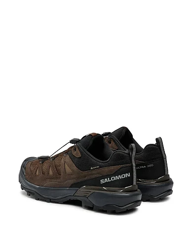 Чоловічі кросівки Salomon X ULTRA 360 LEATHER GORE-TEX з екошкіри чорні (L47571200) - фото 3 - Miraton