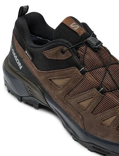 Чоловічі кросівки Salomon X ULTRA 360 LEATHER GORE-TEX з екошкіри чорні (L47571200) - фото 6 - Miraton
