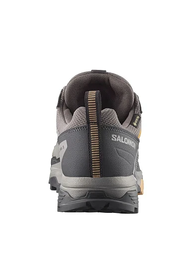 Жіночі кросівки Salomon X Ultra 360 GTX M з екошкіри сірі - фото 4 - Miraton