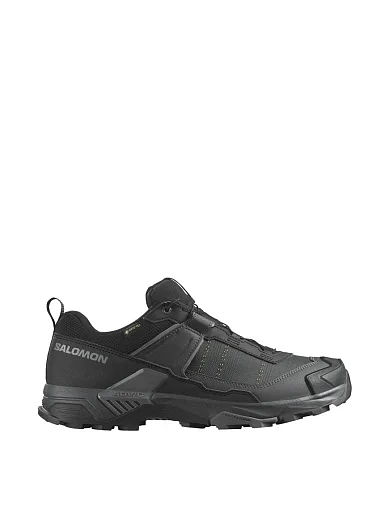 Чоловічі кросівки Salomon X Ultra 5 Wide GTX M з екошкіри чорні (L47727400) фото 1