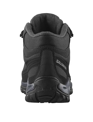 Жіночі черевики Salomon SHELTER WATERPROOF з екошкіри чорні - фото 4 - Miraton