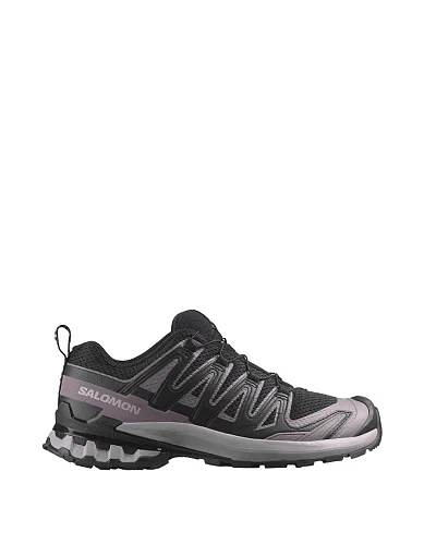 Женские кроссовки Salomon XA PRO 3D V9 из экокожи серые фото 1