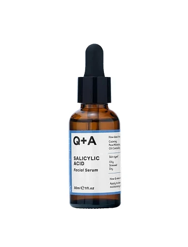 Сироватка для обличчя з саліциловою кислотою Q+A Salicylic Acid Facial Serum, 30 мл фото 1