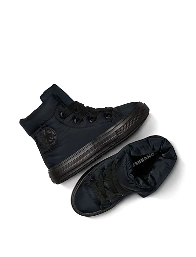 Жіночі дутики Converse Chuck Taylor All Star Elements текстильні чорні - фото 4 - Miraton