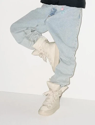 Жіночі дутики Converse Chuck Taylor All Star Elements Boot X - Hi Top текстильні бежеві - фото 9 - Miraton