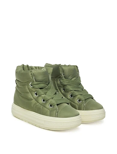 Жіночі дутики Converse Chuck Taylor All Star Elements Boot High Top Surplus текстильні зелені - фото 2 - Miraton