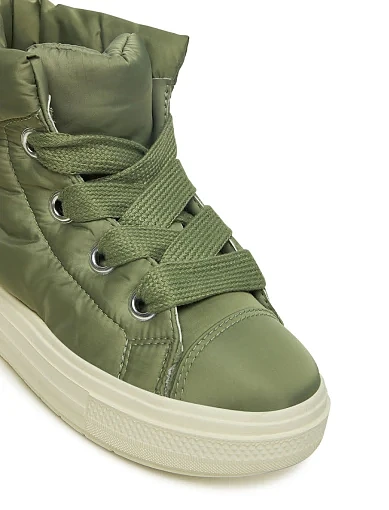 Жіночі дутики Converse Chuck Taylor All Star Elements Boot High Top Surplus текстильні зелені - фото 4 - Miraton