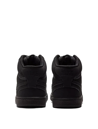 Чоловічі черевики Nike Court Vision Mid шкіряні чорні (CU6620-001) - фото 5 - Miraton