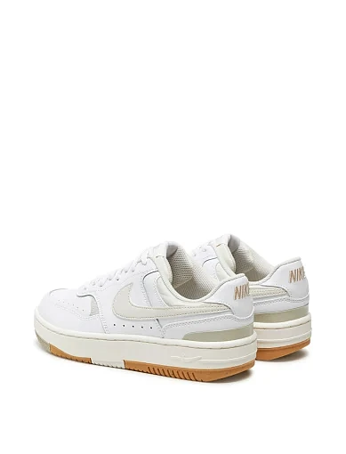 Жіночі кеди Nike Gamma Force шкіряні молочного кольору - фото 3 - Miraton