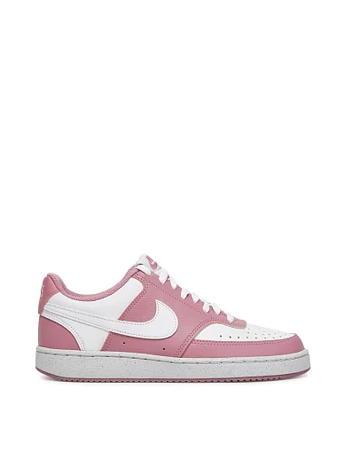 Жіночі кеди Nike COURT VISION з екошкіри рожеві фото 1