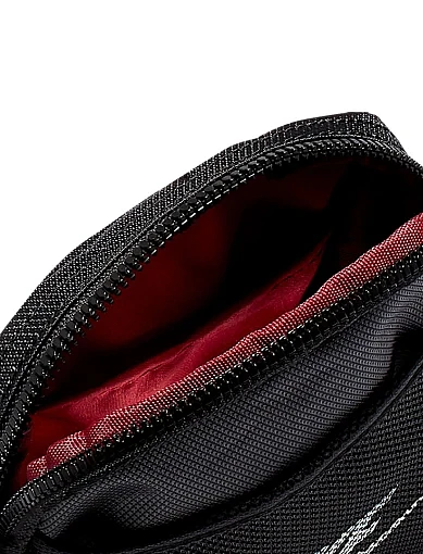 Сумка мессенджер текстильная черная - фото 4 - Miraton