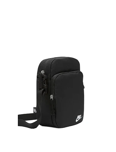 Сумка крос-боді Nike текстильна чорна - фото 4 - Miraton