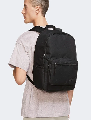 Рюкзак Nike текстильний чорний - фото 2 - Miraton