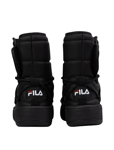 Жіночі дутики FILA з екошкіри чорні - фото 3 - Miraton