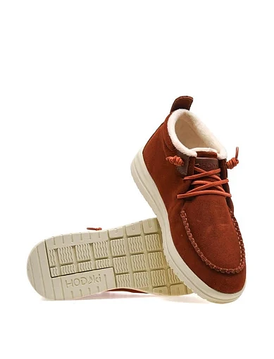 Жіночі черевики Hodaki замшеві руді - фото 4 - Miraton