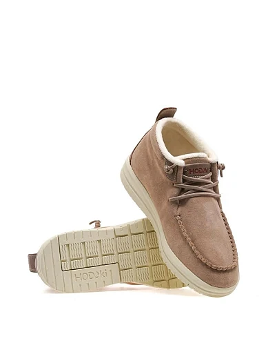 Жіночі черевики Hodaki замшеві бежеві - фото 4 - Miraton