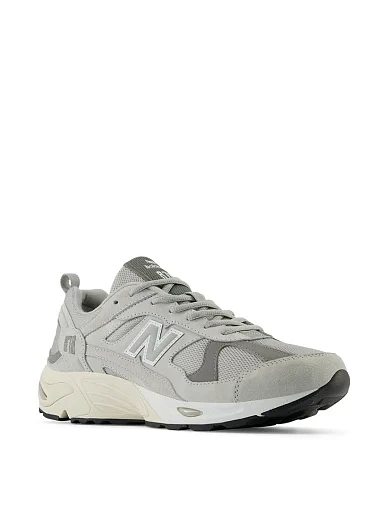 Кроссовки New Balance 878 кожаные серые - фото 3 - Miraton