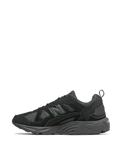 Кроссовки New Balance 878 кожаные черные - фото 2 - Miraton