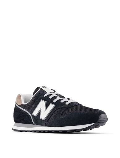 Чоловічі кросівки New Balance 373 замшеві чорні (ML373XB2) - фото 3 - Miraton