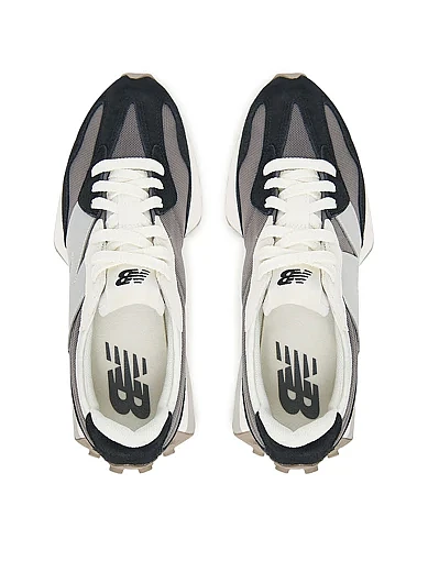 Жіночі кросівки New Balance 327 замшеві чорні - фото 4 - Miraton