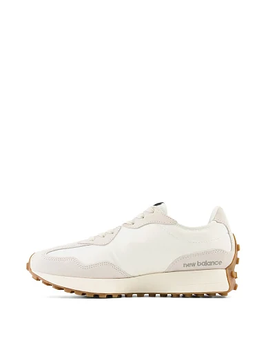 Жіночі кросівки New Balance 327 замшеві бежеві - фото 2 - Miraton