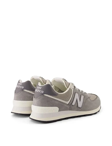 Кроссовки New Balance 574 из нубука серые - фото 5 - Miraton