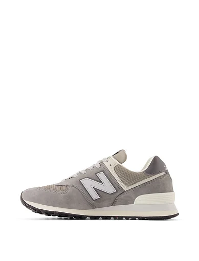 Кроссовки New Balance 574 из нубука серые - фото 7 - Miraton
