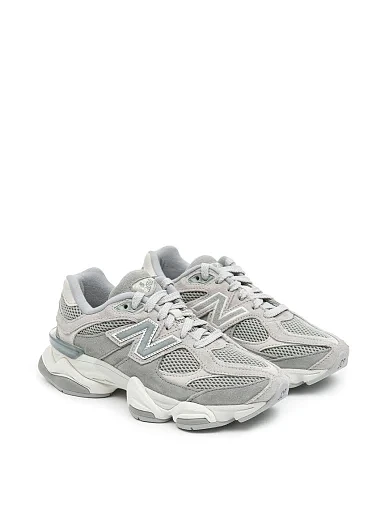 Жіночі кросівки New Balance 9060 замшеві сірі - фото 2 - Miraton