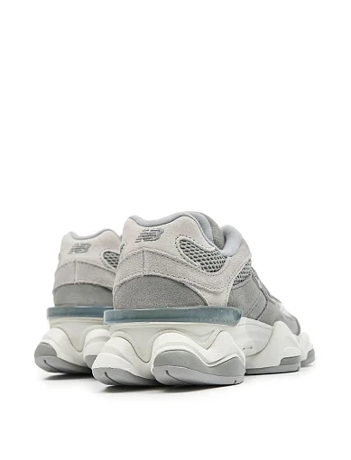 Жіночі кросівки New Balance 9060 замшеві сірі - фото 4 - Miraton