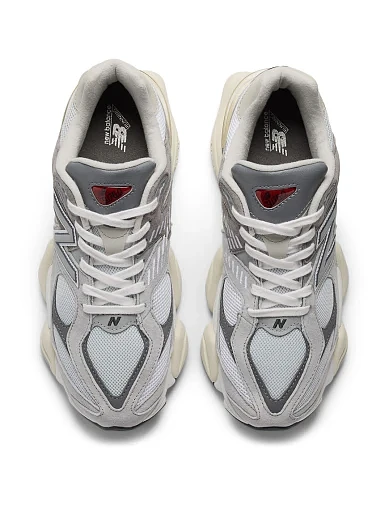 Кроссовки New Balance 9060 замшевые серые - фото 4 - Miraton