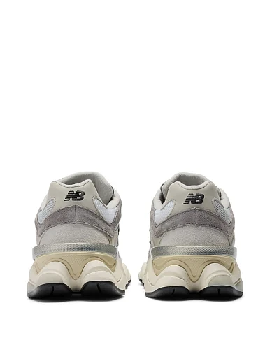 Кроссовки New Balance 9060 замшевые серые - фото 6 - Miraton