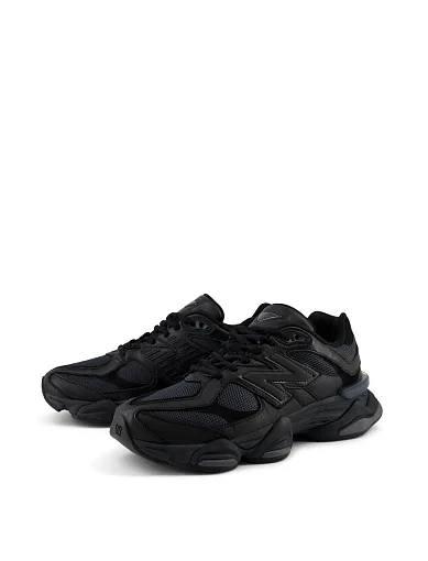 Чоловічі кросівки New Balance 9060 шкіряні чорні (U9060NRI) - фото 4 - Miraton