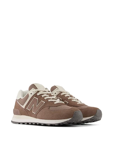 Жіночі кросівки New Balance 574 замшеві коричневі фото 2 Жіночі кросівки New Balance 574 замшеві коричневі - фото 2 - Miraton