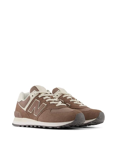 Жіночі кросівки New Balance 574 замшеві коричневі фото 3 Жіночі кросівки New Balance 574 замшеві коричневі - фото 3 - Miraton