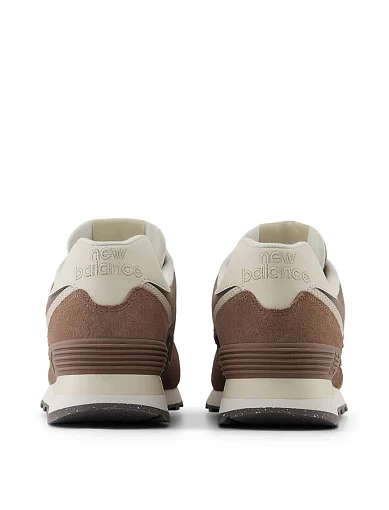 Жіночі кросівки New Balance 574 замшеві коричневі фото 4 Жіночі кросівки New Balance 574 замшеві коричневі - фото 4 - Miraton