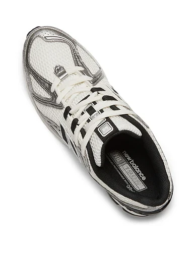 Жіночі кросівки New Balance 1906 з екошкіри срібного кольору - фото 5 - Miraton