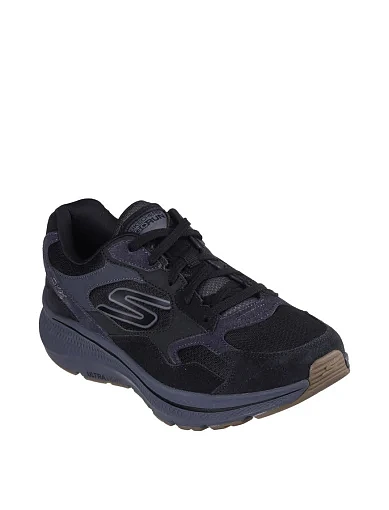 Чоловічі кросівки Skechers замшеві чорні (220872 BKCC) - фото 3 - Miraton