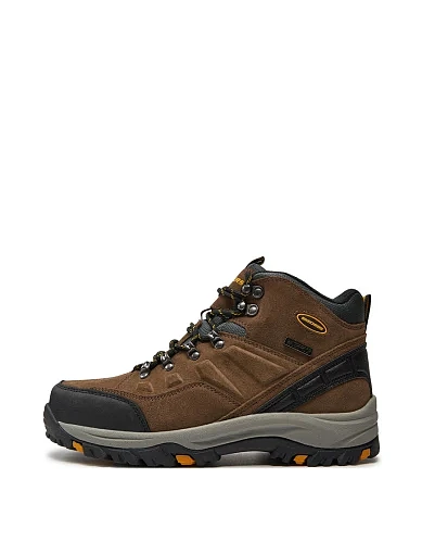 Чоловічі черевики Skechers замшеві бежеві (64869 KHK) - фото 2 - Miraton