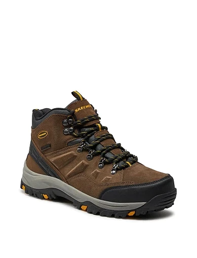 Чоловічі черевики Skechers замшеві бежеві (64869 KHK) - фото 3 - Miraton