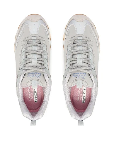 Жіночі кросівки Skechers з екошкіри сірі - фото 4 - Miraton