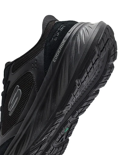 Чоловічі кросівки Skechers з екошкіри чорні (232947 BBK) - фото 7 - Miraton