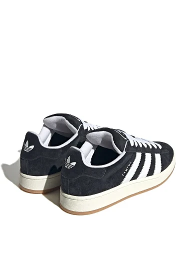 Мужские кеды Adidas Campus 00s замшевые черные - фото 4 - Miraton